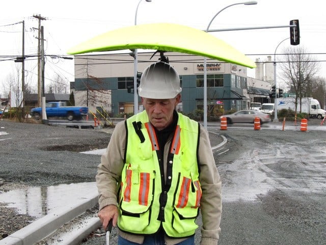 hard hat umbrella